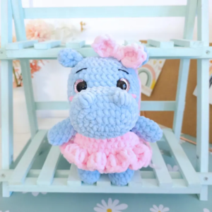 40+ Cute Hippo Crochet Patterns from Etsy