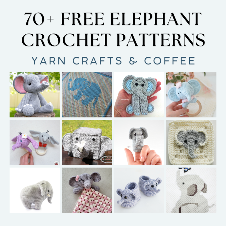 70+ Free Elephant Crochet Patterns