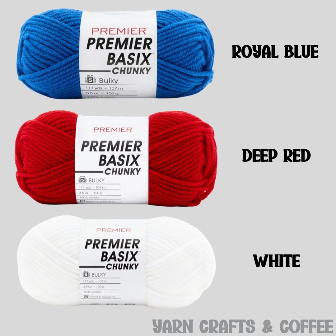 Premier Basic Chunky Red White Blue