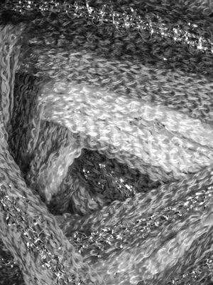 EuroYarns Broadway 01 White Silver Grey