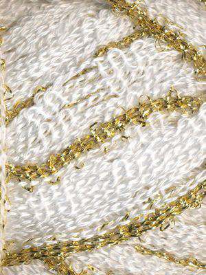 EuroYarns Broadway 10 White with Gold