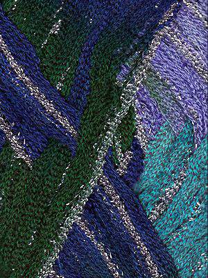 EuroYarns Broadway 19 Aqua Chambray Navy Green