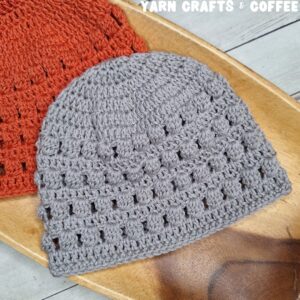 Free Cluster Stitch Crochet Hat Pattern | Lightweight Lucille Beanie
