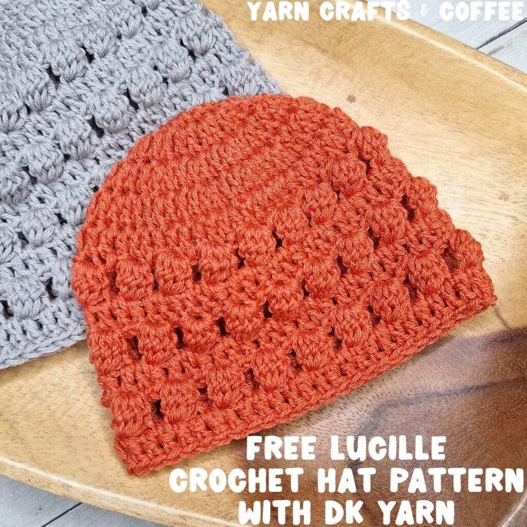 free lucille crochet hat pattern